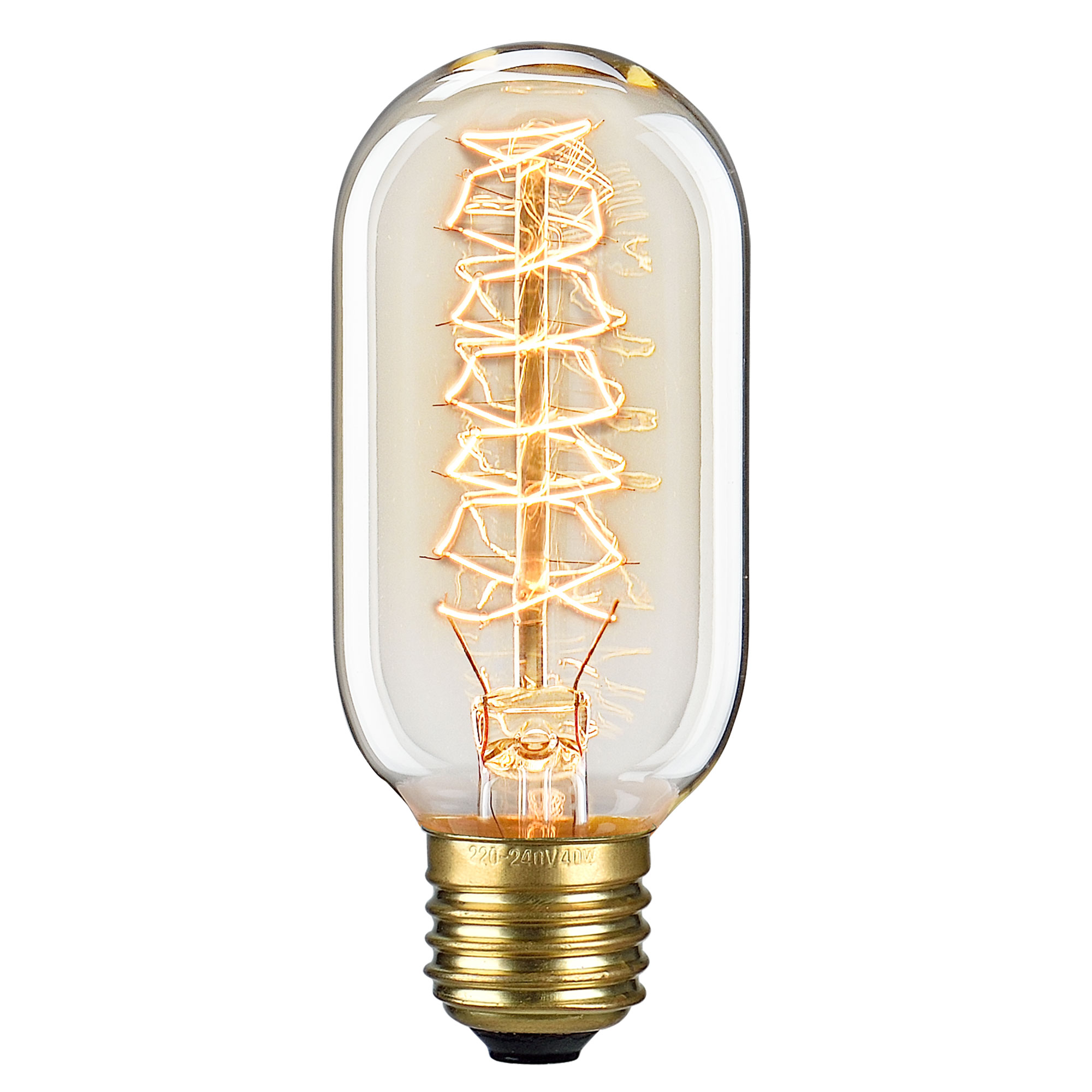 [in.tec]® 1x E27 E14 Vintage Glühlampe Glühbirne Lampe Retro Edison Birne